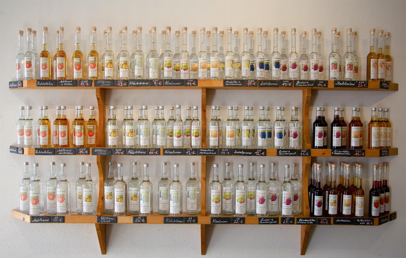Secco, Edelbrände und Liköre vom Blanhof - traditionell hausgemacht
