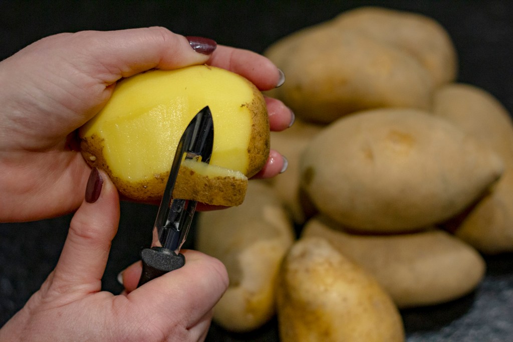 "Blanhof's Beste", die hauseigene Kartoffelsorte von unseren Feldern.